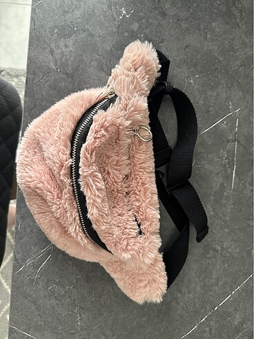 Beden pembe Renk Stradivarius bel çantası