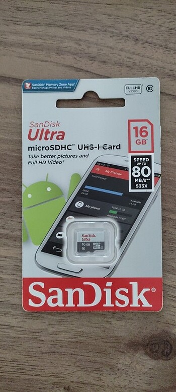 16 GB hafıza kartı 