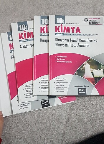 Kimya 10 sinif çap yayinlari
