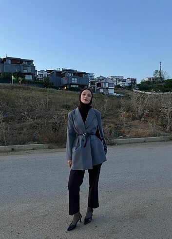 universal Beden gri Renk Blazer ceket