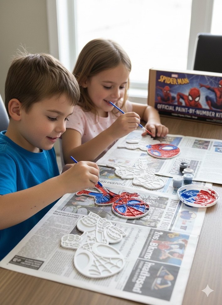 Örümcek Adam Boyama Seti - Görsel 4