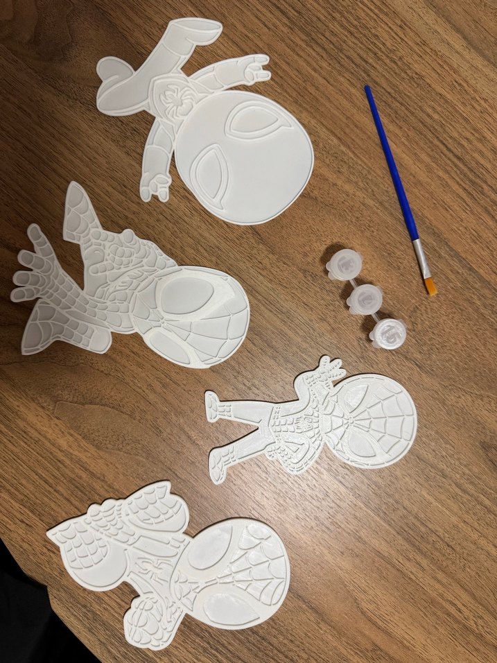 Örümcek Adam Boyama Seti - Görsel 2