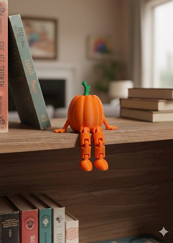 Turuncu Kabak Figürin - Görsel 2