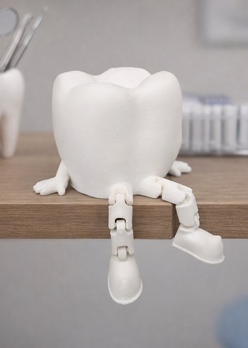 OTURAN DİŞ FİGÜRLÜ DEKOR - Görsel 2