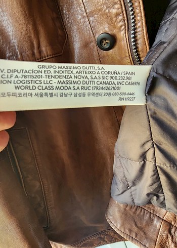 Düğmeli Kahverengi Deri Erkek Ceket - Görsel 7