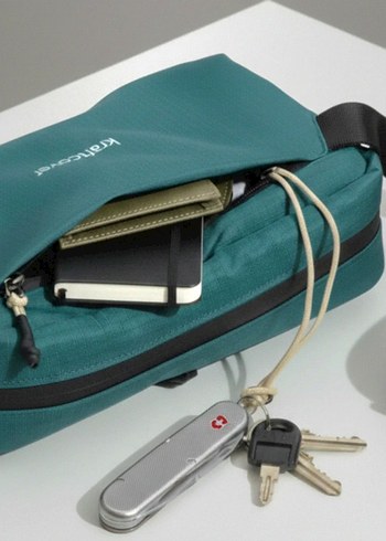 Kraftcover haki Erkek Bel Çantası - Görsel 6