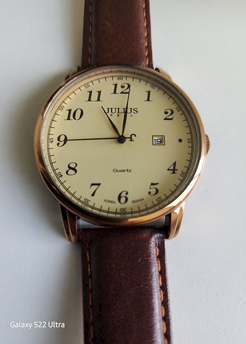 Bej Vintage Erkek Kol Saati - Görsel 3