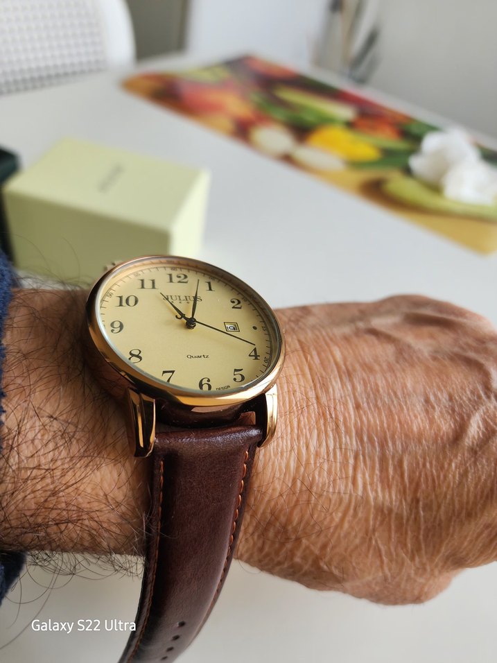 Bej Vintage Erkek Kol Saati - Görsel 2