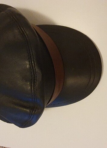 Deri şapka - Görsel 5