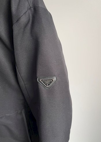 Siyah Kürklü Erkek Midi Mont - Görsel 2