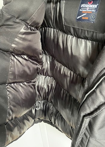 Siyah Kürklü Erkek Midi Mont - Görsel 4