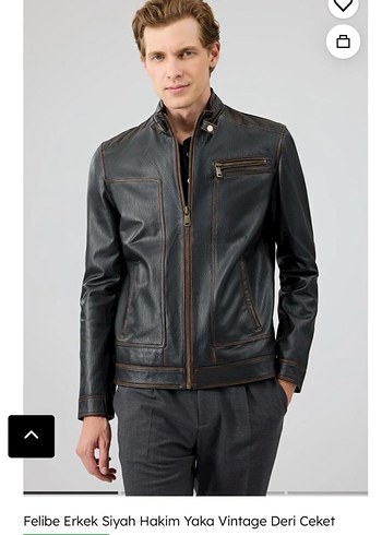 Derimod deri ceket(gerçek deri) - Görsel 5