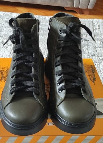 Kadın deri bot 40 numara - Görsel 6