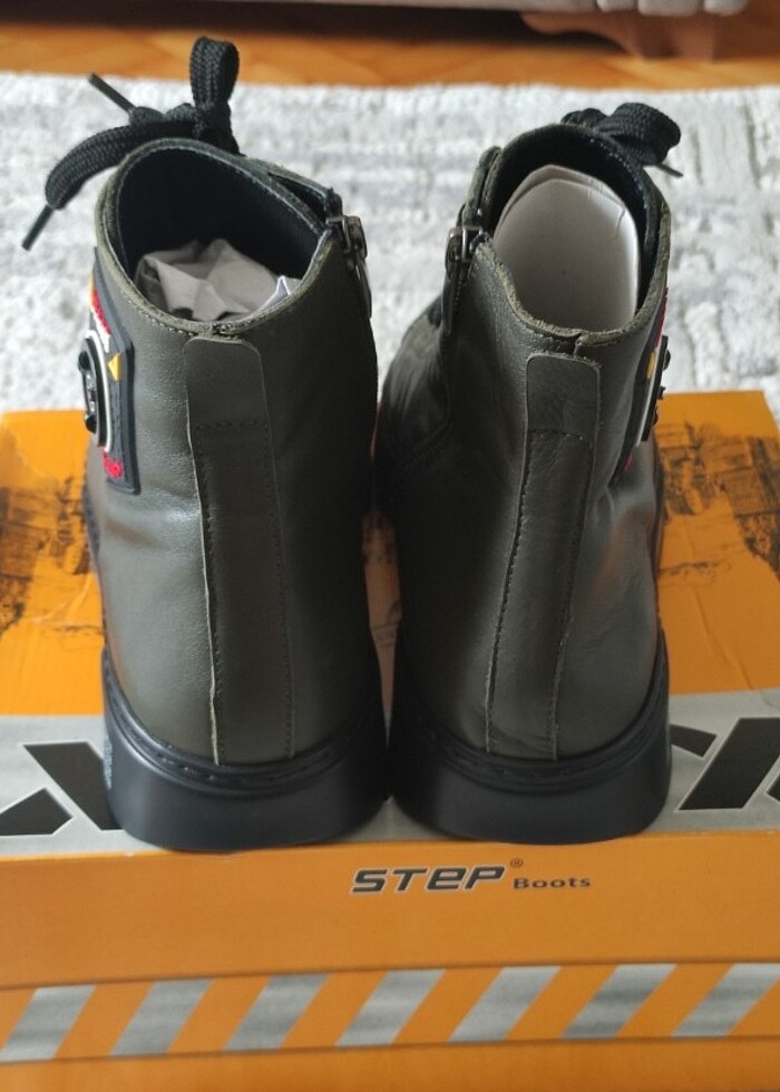 Kadın deri bot 40 numara - Görsel 4