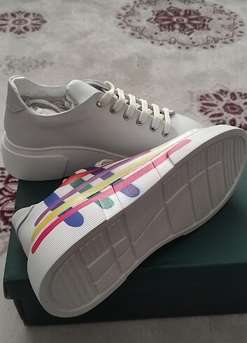 Deri spor ayakkabı - Görsel 5