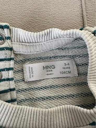 4 Yaş Beden yeşil Renk Mango sweatshirt