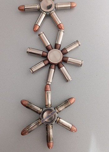 Bej ve Gri Mermi Şekilli Stres Çarkları - Görsel 2