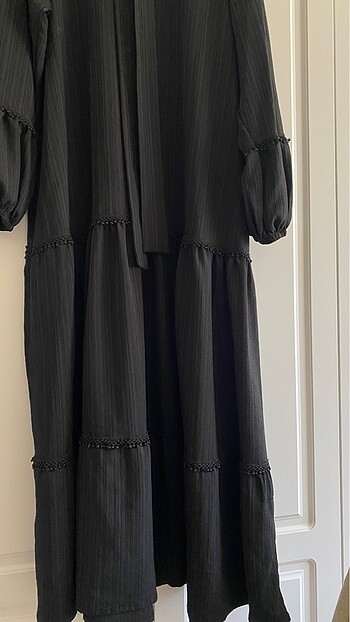 42 Beden siyah Renk Siyah tesettür elbise