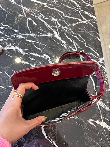  Beden bordo Renk Bordo El Çanta