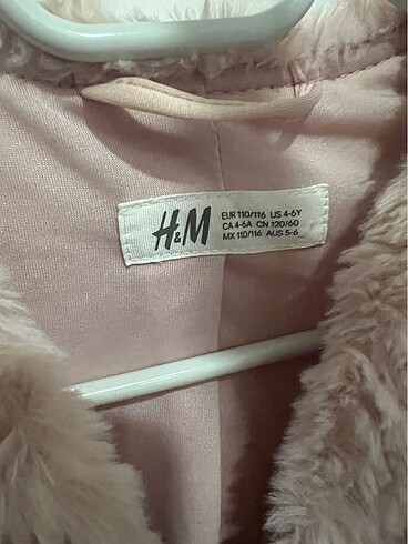 H&M kürk panço kız çocuk - Görsel 2