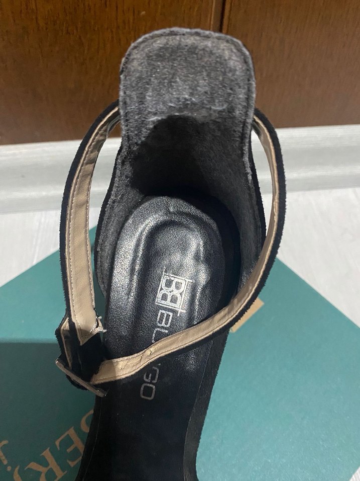 Siyah Kadın Topuklu ayakkabı - Görsel 5