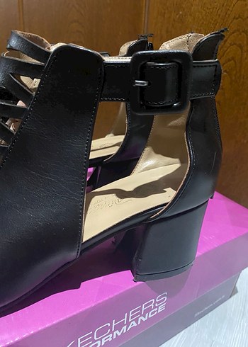 Siyah Topuklu Ayakkabı - Görsel 8