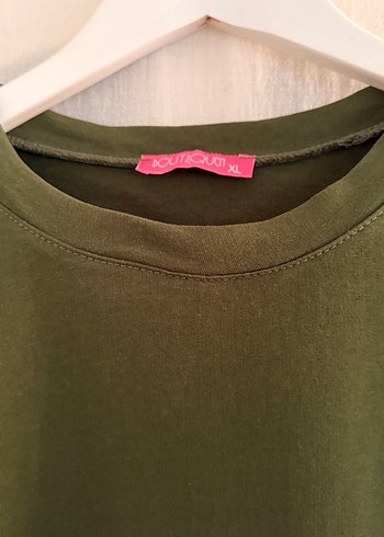 Kadın Haki Uzun Kollu Tunik - Görsel 3