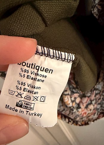 Kadın Haki Uzun Kollu Tunik - Görsel 5