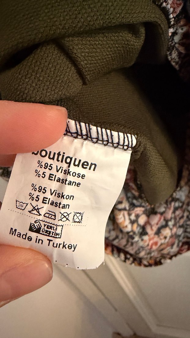 Kadın Haki Uzun Kollu Tunik - Görsel 5