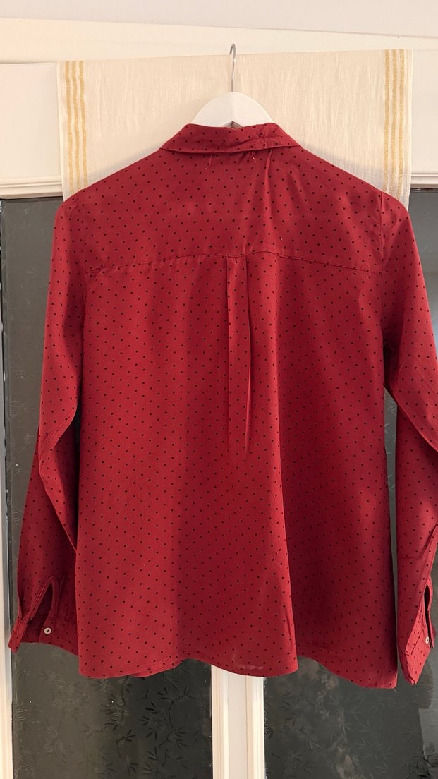 Bordo Pull & Bear Kadın Gömlek - Görsel 4