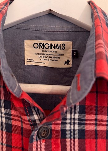 Erkek Kırmızı Ekose Uzun Kollu Gömlek - Görsel 2