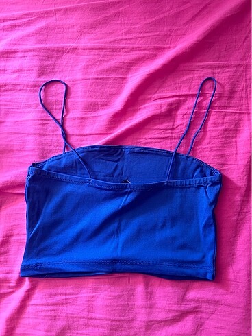 Bershka mavi crop