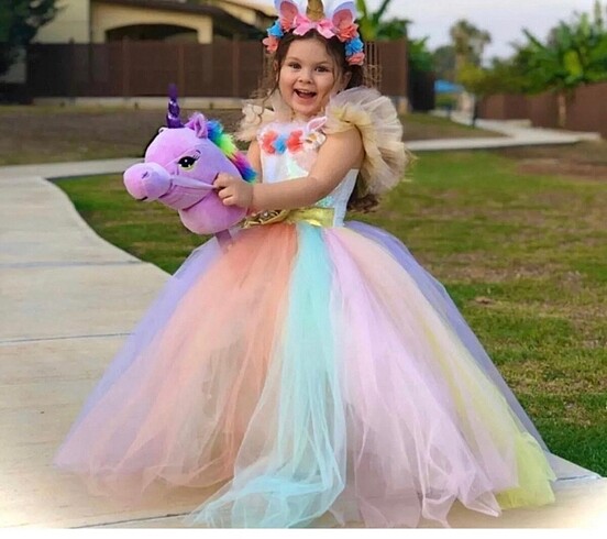 SATILDI - Unicorn kostüm 8-9 yaş