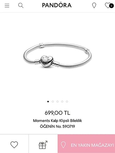 Pandora Bileklik 18cm