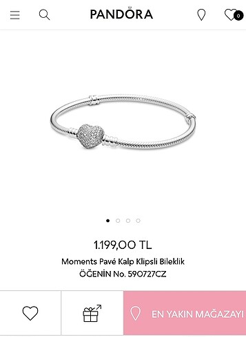 Pandora Bileklik 17cm