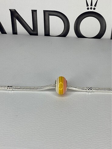 Pandora renkli Murano Charm