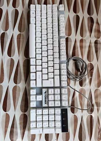 Beyaz Kablolu TORiMA Klavye - Görsel 2