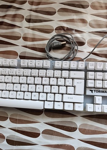 Beyaz Kablolu TORiMA Klavye