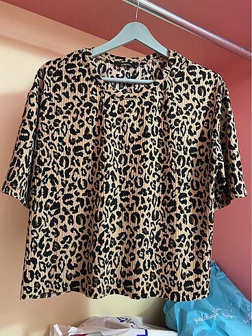 Leopar desen bluz