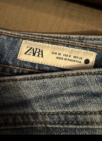 36 Beden Zara kot pantolon