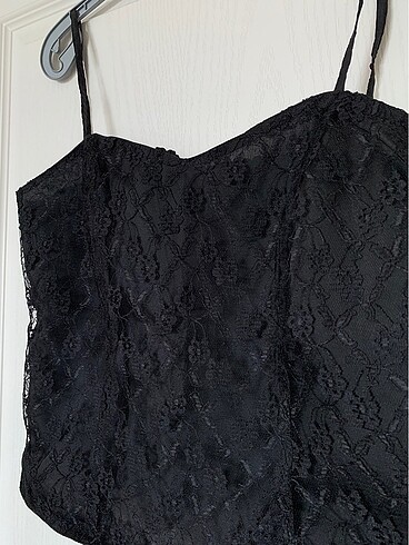 American Vintage Dantelli Goth Korse Büstiyer