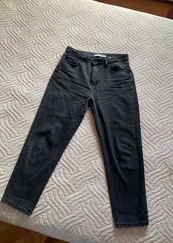 Koton Mom Fit Anteasit Jean Kot Denim Pantolon