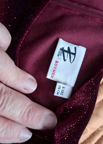 Kısa Kollu Mor Kız Çocuk Elbise - Görsel 5