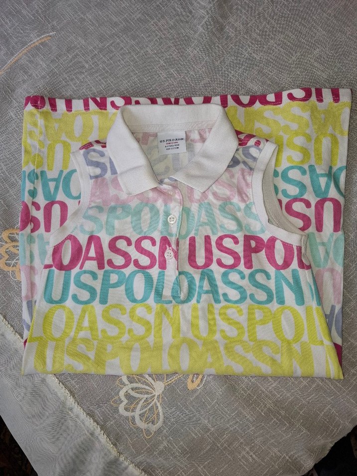 Kız Çocuk Renkli Baskılı Kolsuz Elbise - Görsel 2