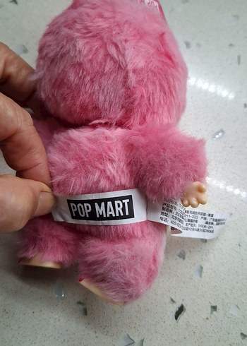 Pembe Peluş Oyuncak Anahtarlık#labubu - Görsel 3