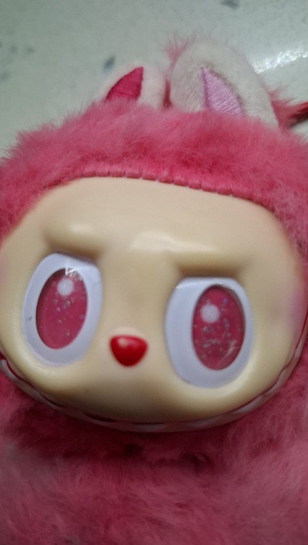 Pembe Peluş Oyuncak Anahtarlık#labubu - Görsel 2