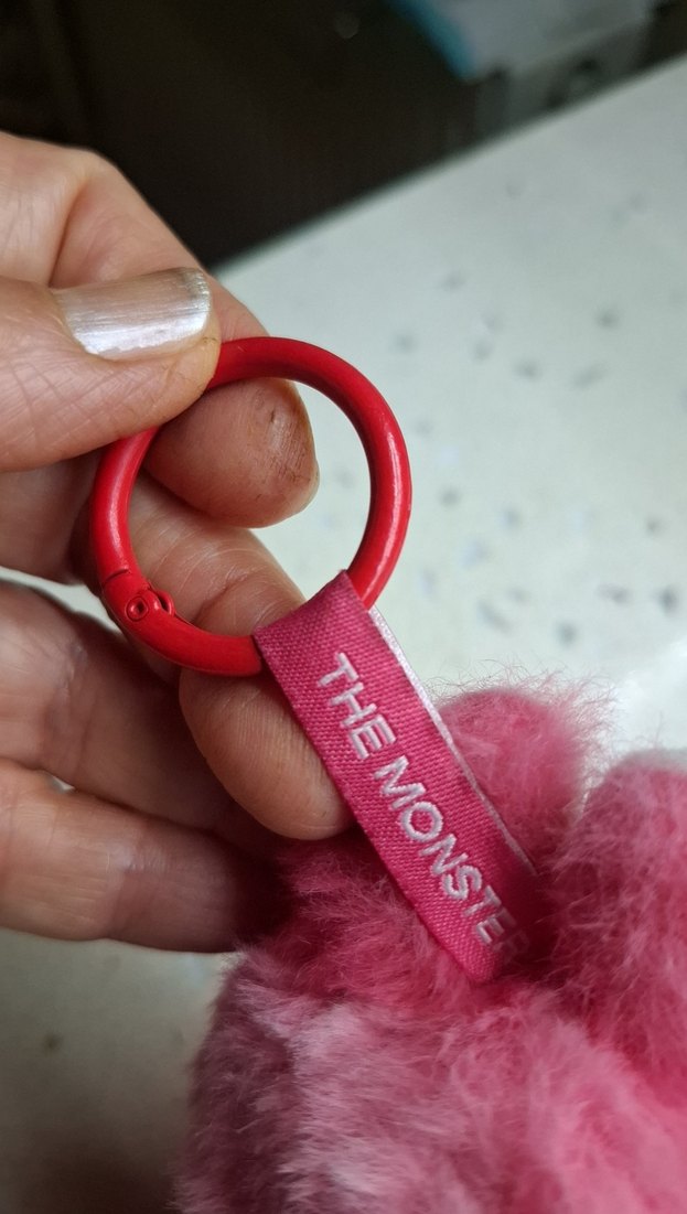 Pembe Peluş Oyuncak Anahtarlık#labubu - Görsel 4