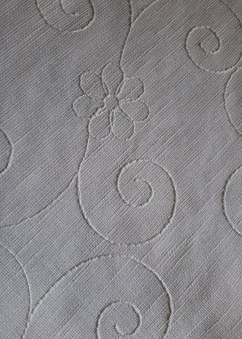 Keten krem rengi iğne oyalı runner,sıfır ürün - Görsel 4