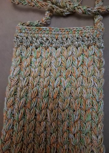 Kadın Örgü Bohem Çapraz Çanta - Görsel 2