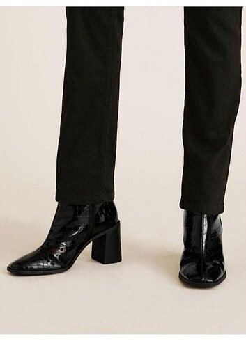xs Beden siyah Renk Marks & Spencer Siyah Straight Jean